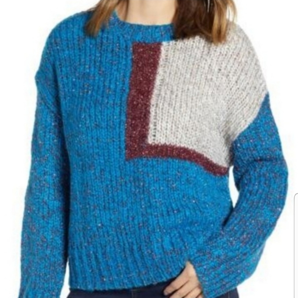 NWT Prima Metallic Sweater